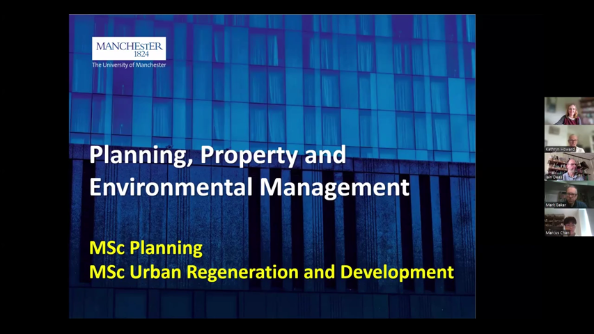 Dummy video preview image for video: MSc Planning and MSc Urban Regeneration and Development Offer Holder Information Session