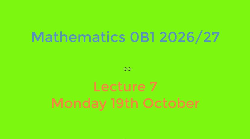Dummy video preview image for video: 0B1_2026_27_Lecture_7