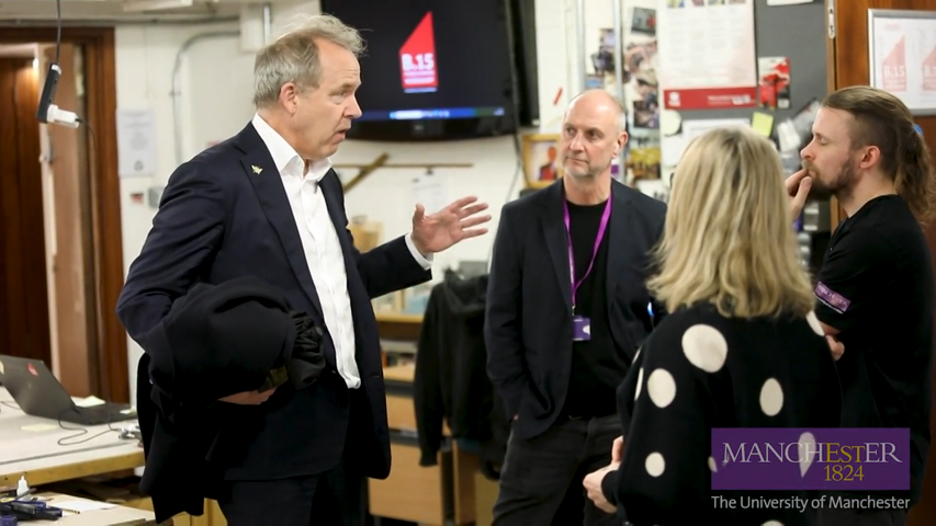 Dummy video preview image for video: Duncan Ivison visit to Humanities Technical Operations