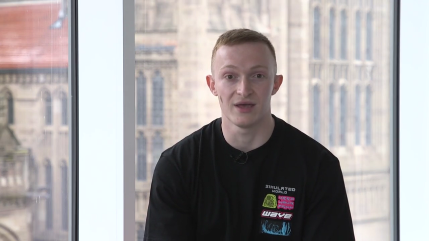 Dummy video preview image for video: Greater Manchester graduate Adam Mellor on providing quality healthcare to local people