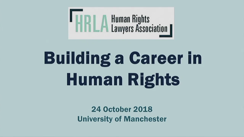 Dummy video preview image for video: Building a Career in Human Rights