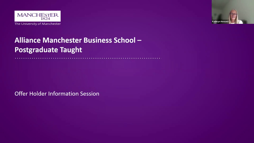 Dummy video preview image for video: AMBS PG Offer Holder Information Session - May