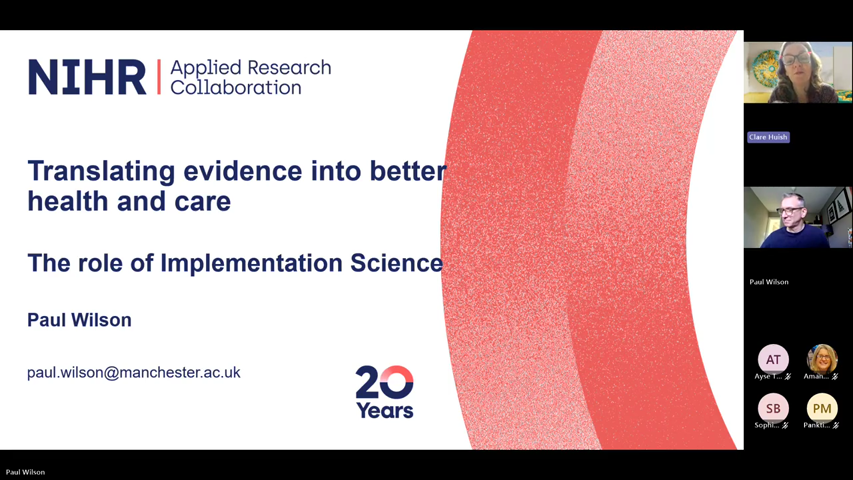 Dummy video preview image for video: Introduction to Implementation Science with Prof Paul Wilson