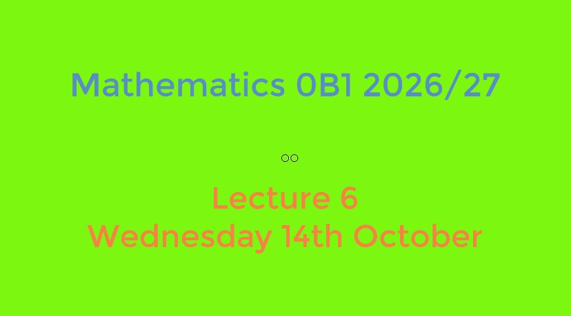 Dummy video preview image for video: 0B1_2026_27_Lecture_6
