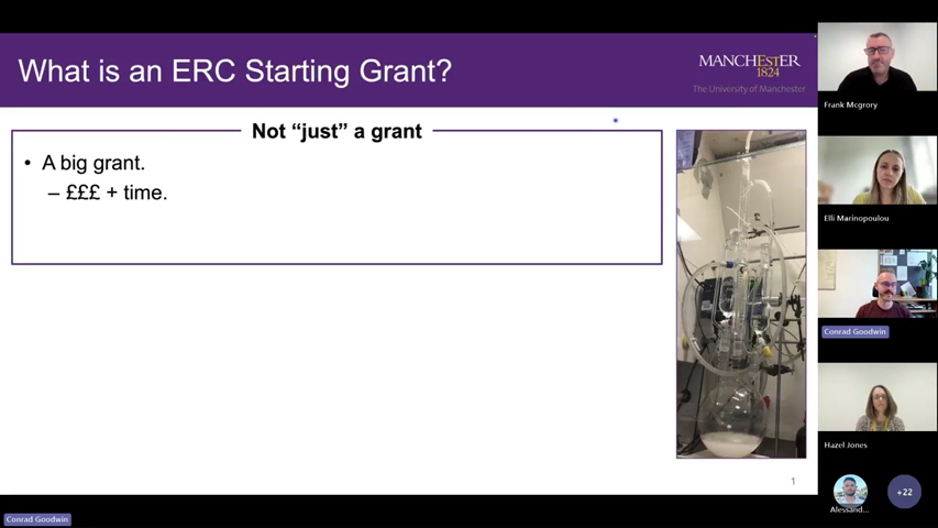 Dummy video preview image for video: ERC Starting Grant Presentation - Conrad Goodwin
