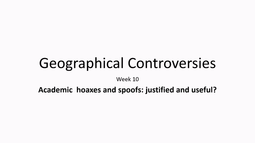 Dummy video preview image for video: Noel Castree  lecture