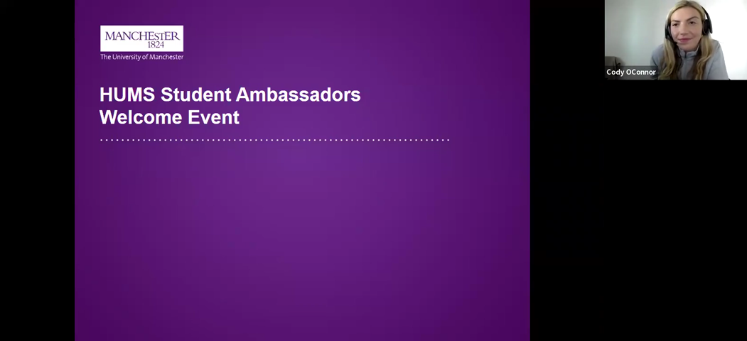 Dummy video preview image for video: HUMS Student Ambassador Briefing 22/23